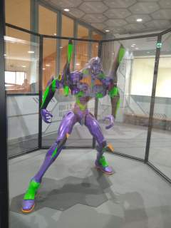 EVA-01 The EVA-01 mecha from NEON GENESIS EVANGELION